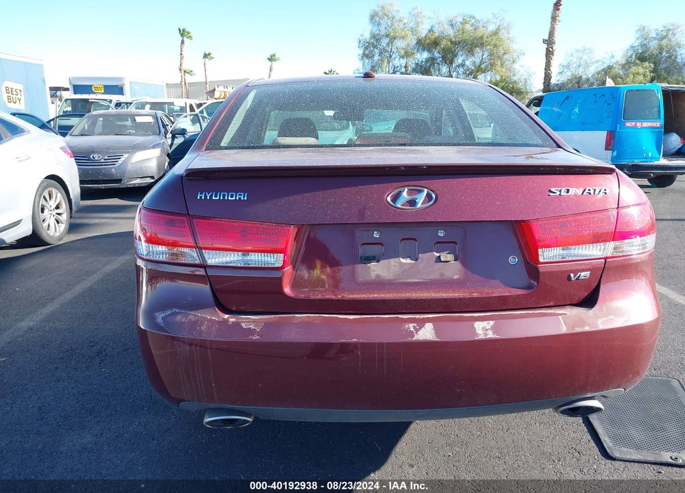 2008 HYUNDAI SONATA LIMITED V6/SE V6 VIN: 5NPEU46F58H316215