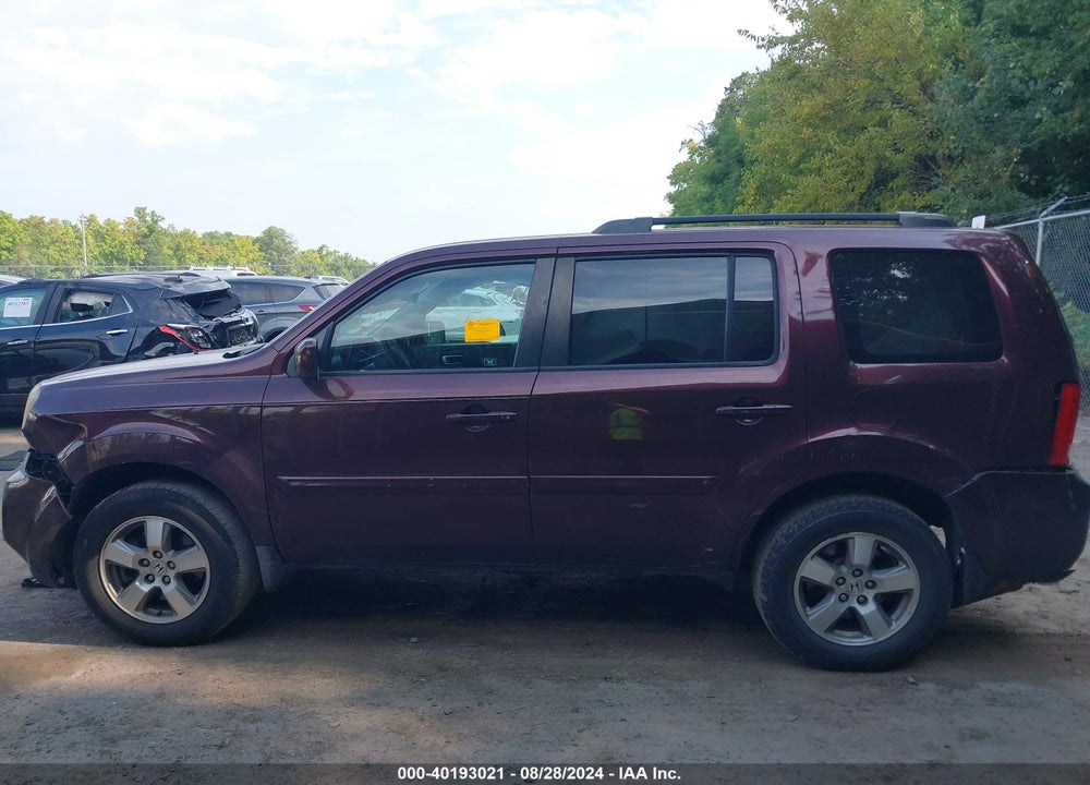 2010 HONDA PILOT EX-L VIN: 5FNYF4H60AB020334