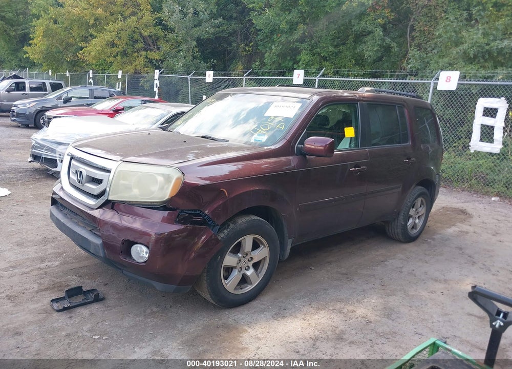 2010 HONDA PILOT EX-L VIN: 5FNYF4H60AB020334