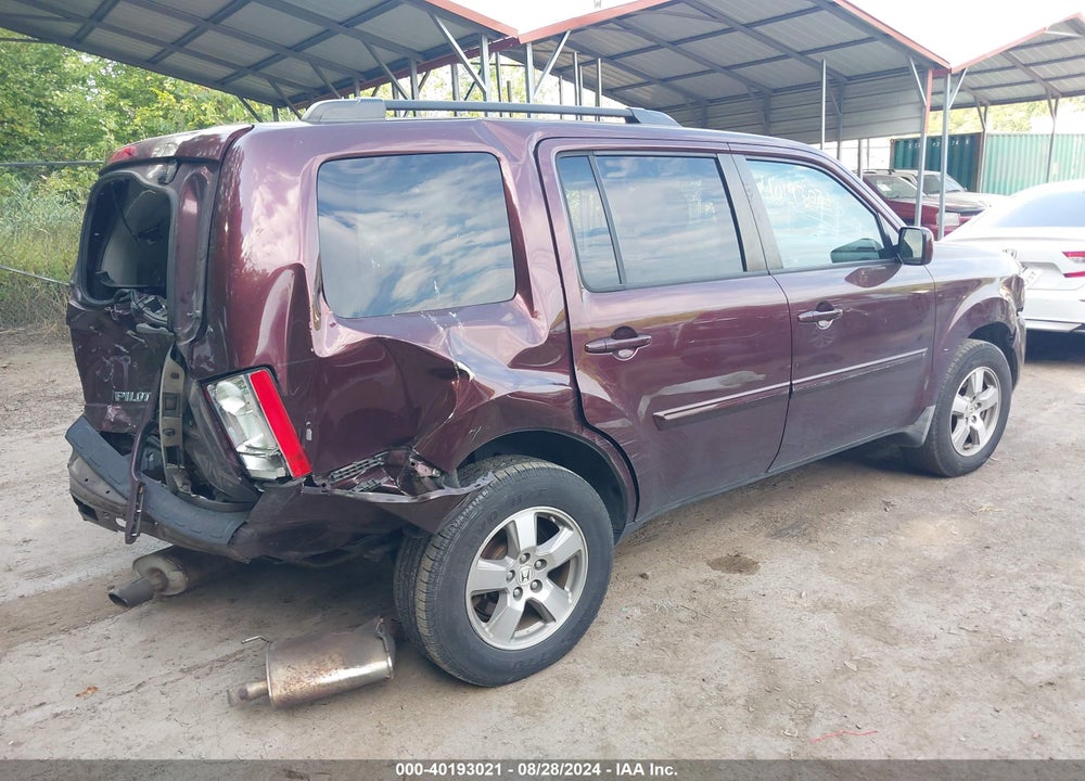 2010 HONDA PILOT EX-L VIN: 5FNYF4H60AB020334