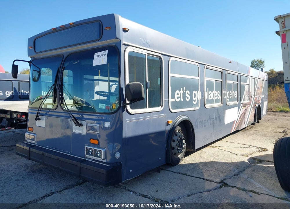 2001 NEW FLYER TRANSIT BUS VIN: 5FYD2LP011U022795
