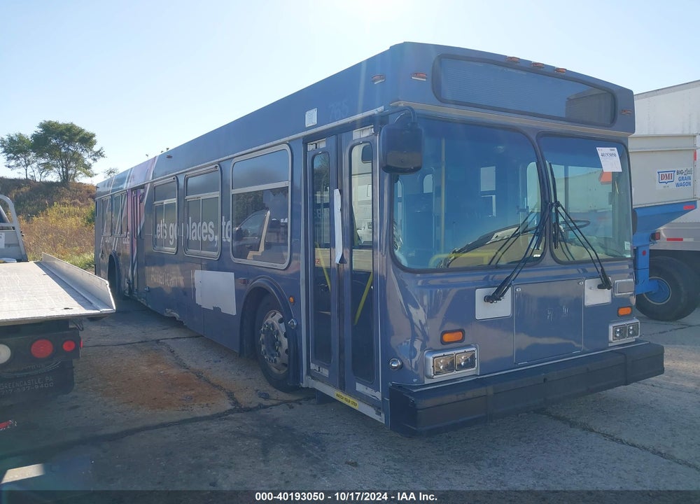 2001 NEW FLYER TRANSIT BUS VIN: 5FYD2LP011U022795