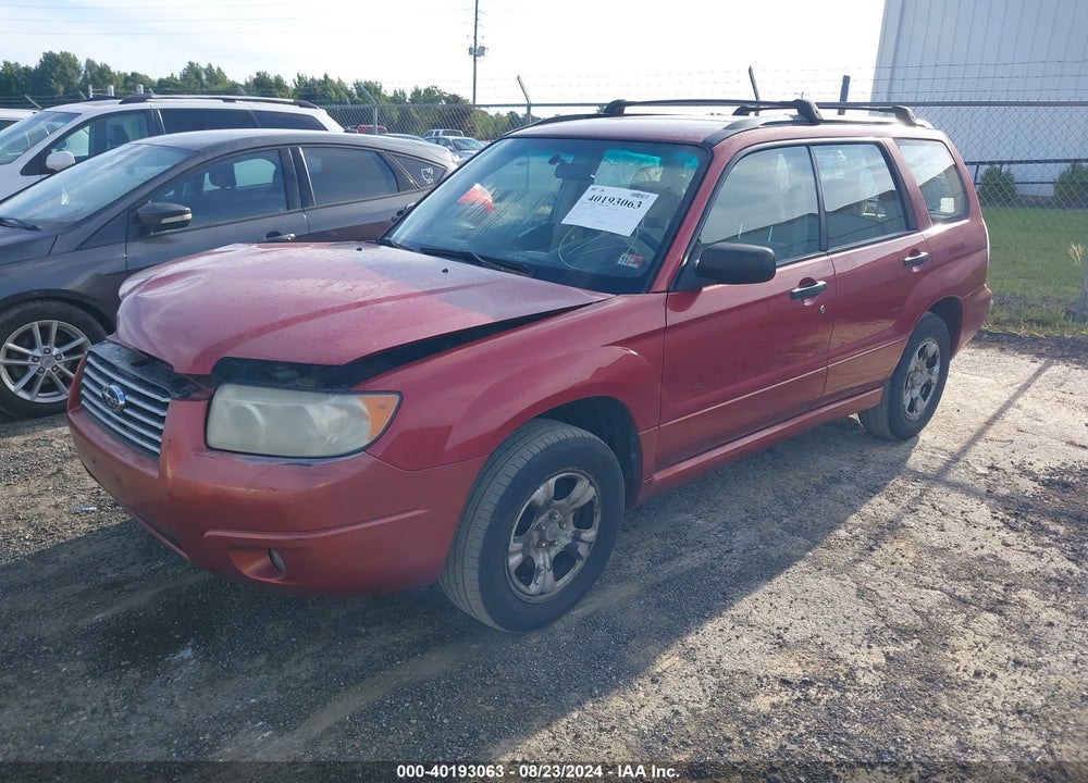 2006 SUBARU FORESTER 2.5X VIN: JF1SG63676H700394