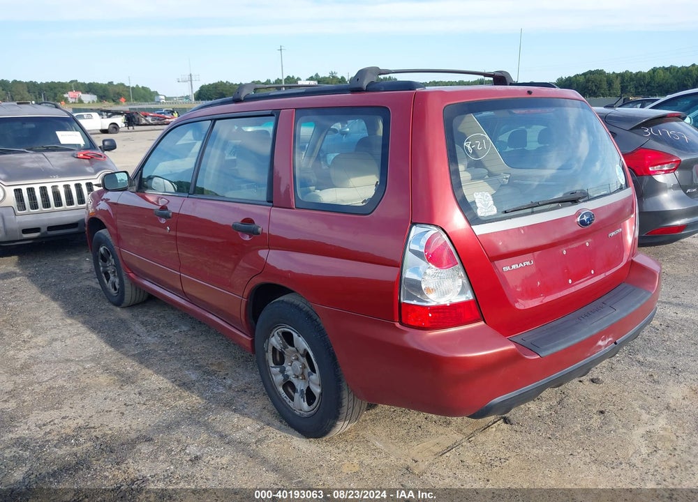 2006 SUBARU FORESTER 2.5X VIN: JF1SG63676H700394
