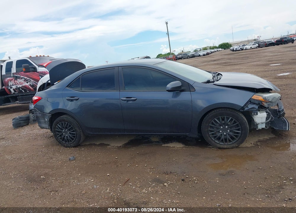 2018 TOYOTA COROLLA LE VIN: 2T1BURHE9JC038030