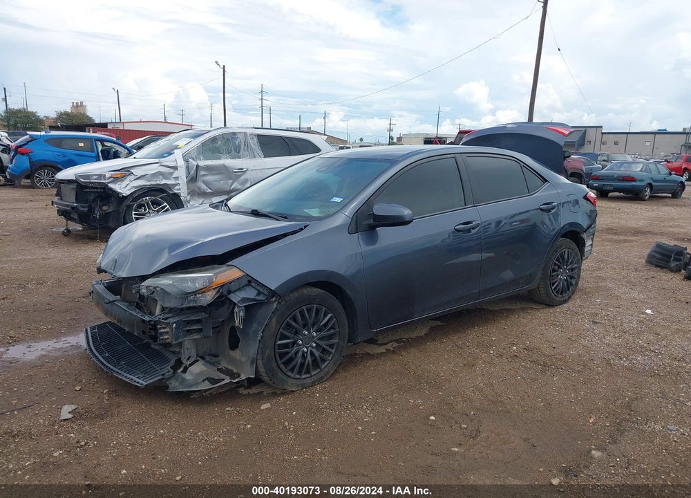 2018 TOYOTA COROLLA LE VIN: 2T1BURHE9JC038030