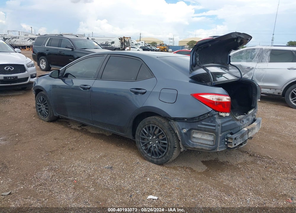 2018 TOYOTA COROLLA LE VIN: 2T1BURHE9JC038030