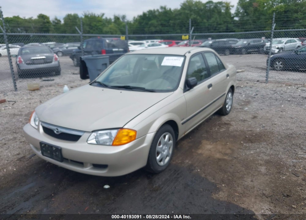 2000 MAZDA PROTEGE DX/LX VIN: JM1BJ222XY0237557