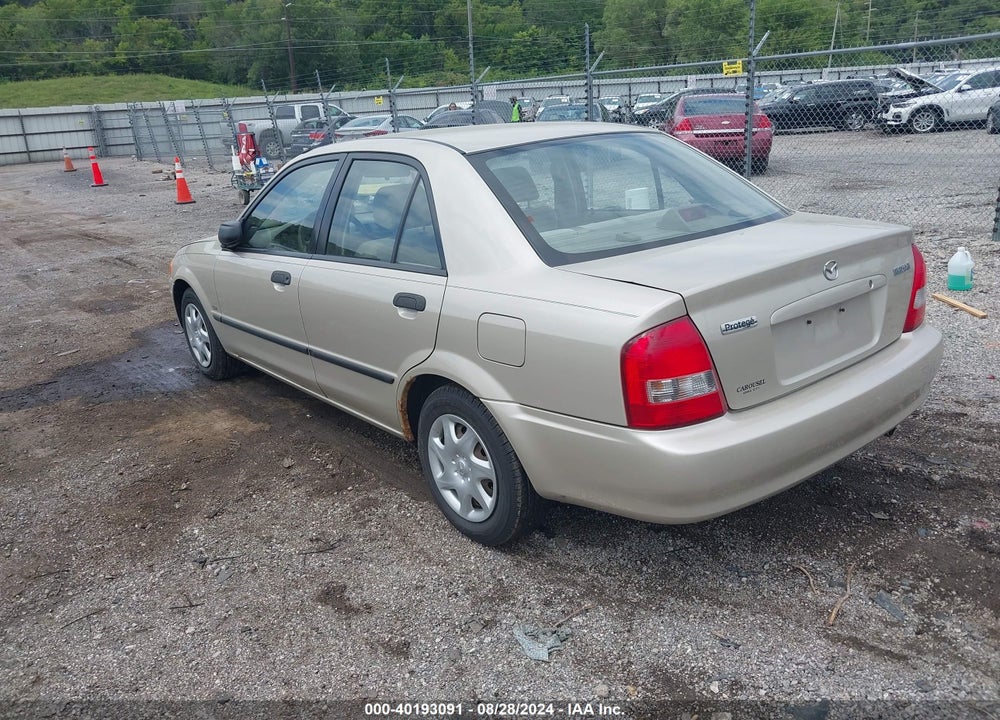 2000 MAZDA PROTEGE DX/LX VIN: JM1BJ222XY0237557