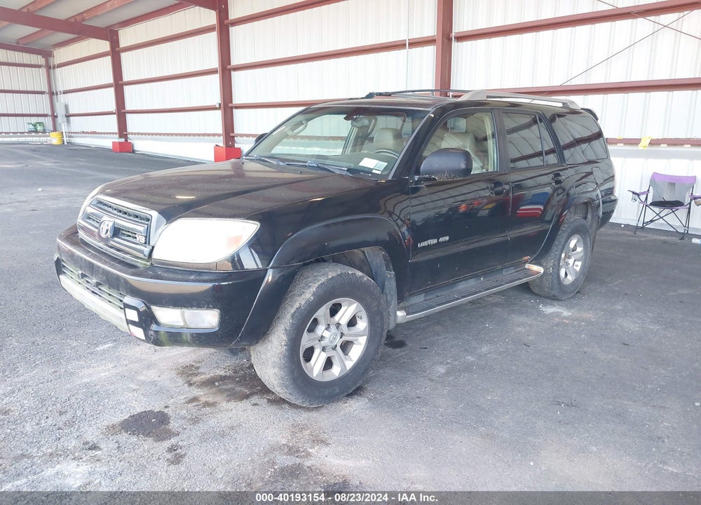 2003 TOYOTA 4RUNNER LIMITED V8 VIN: JTEBT17R030025328