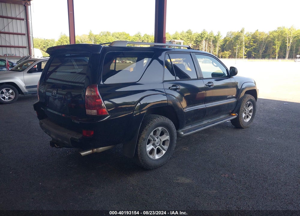 2003 TOYOTA 4RUNNER LIMITED V8 VIN: JTEBT17R030025328