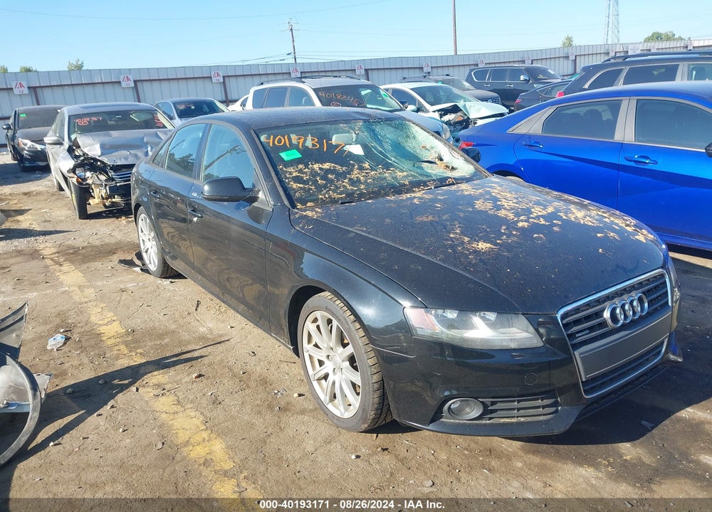 2011 AUDI A4 2.0T PREMIUM VIN: WAUDFAFL2BN024066