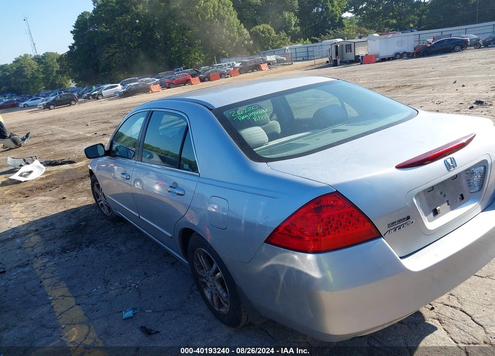2007 HONDA ACCORD 2.4 EX VIN: 1HGCM56767A159663