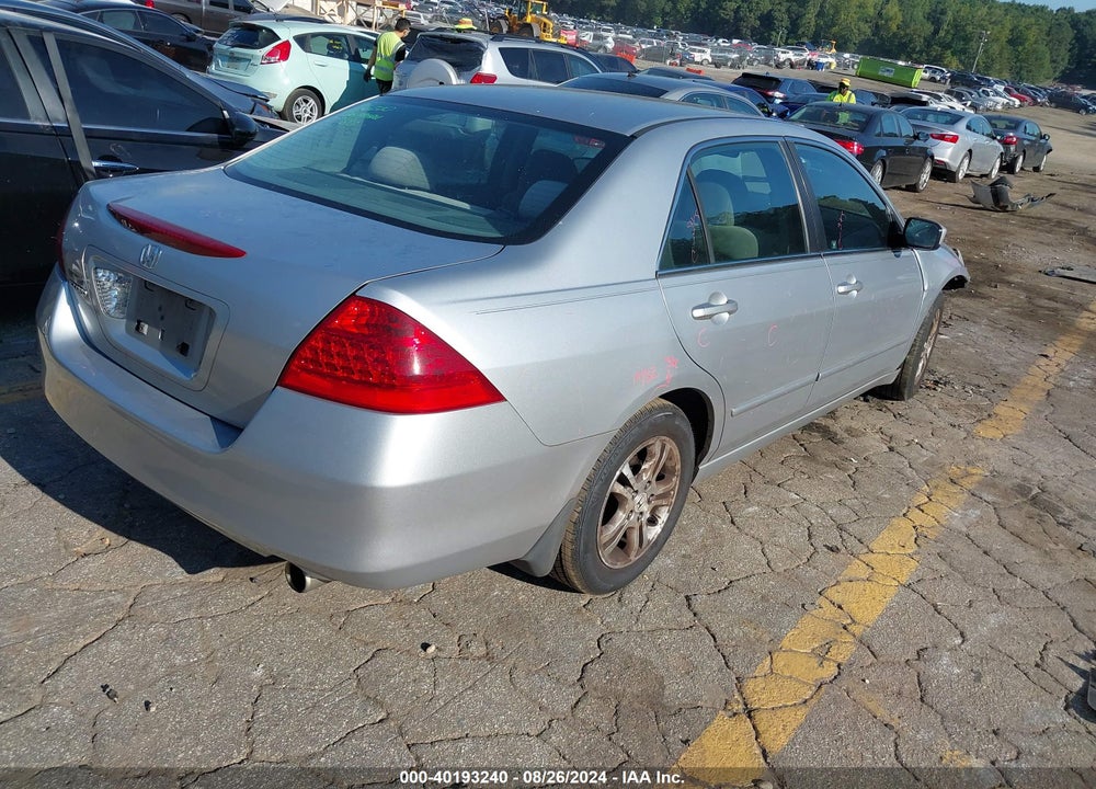 2007 HONDA ACCORD 2.4 EX VIN: 1HGCM56767A159663