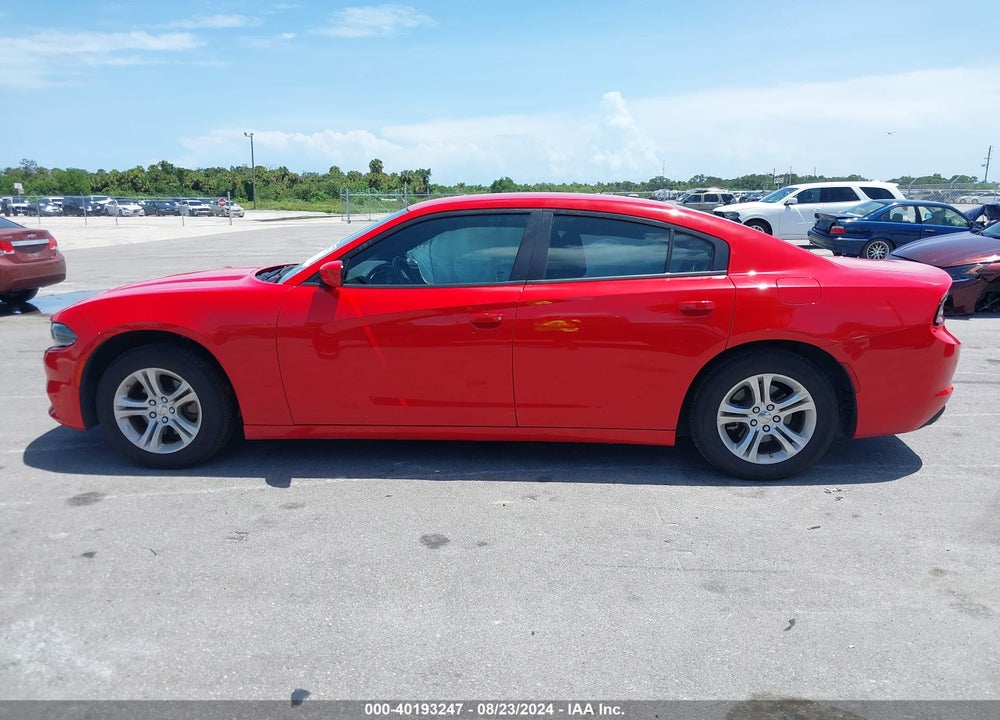 2022 DODGE CHARGER SXT RWD VIN: 2C3CDXBG9NH255550