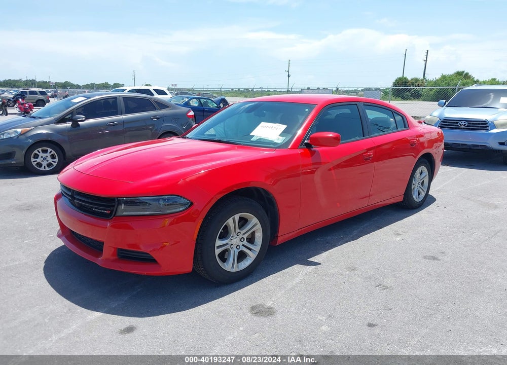 2022 DODGE CHARGER SXT RWD VIN: 2C3CDXBG9NH255550