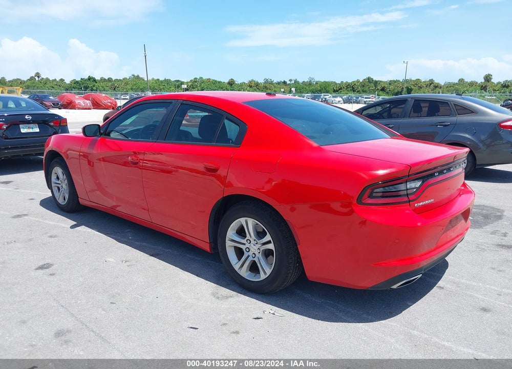 2022 DODGE CHARGER SXT RWD VIN: 2C3CDXBG9NH255550