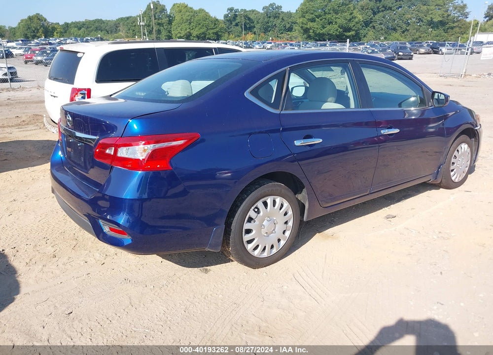 2016 NISSAN SENTRA S VIN: 3N1AB7AP5GY271058