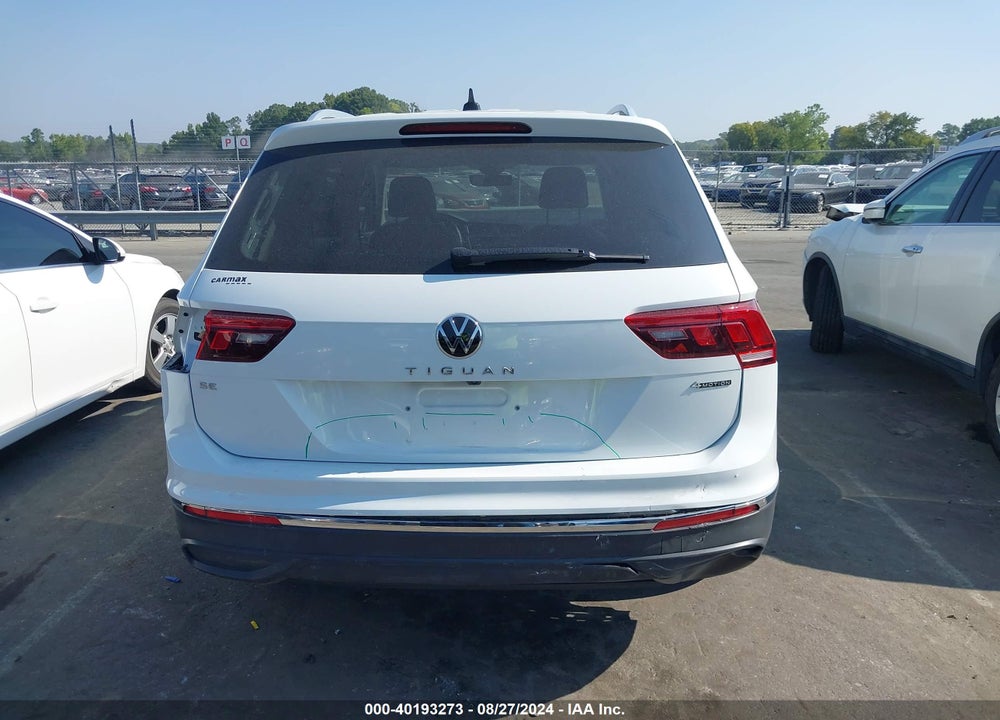 2022 VOLKSWAGEN TIGUAN 2.0T SE VIN: 3VV2B7AX8NM080869