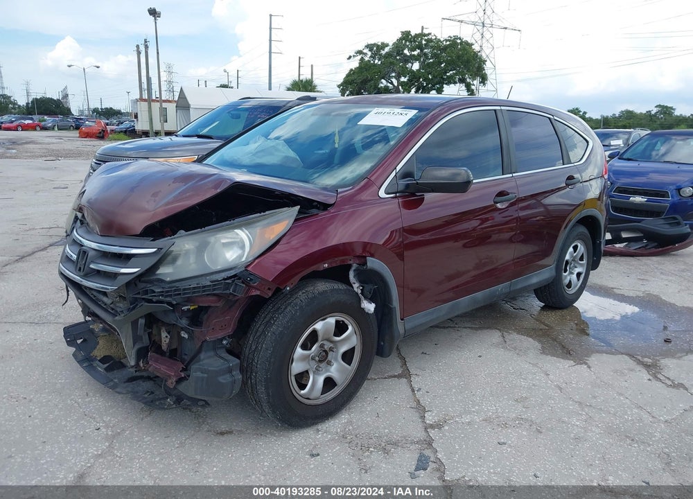 2014 HONDA CR-V LX VIN: 5J6RM3H3XEL026293