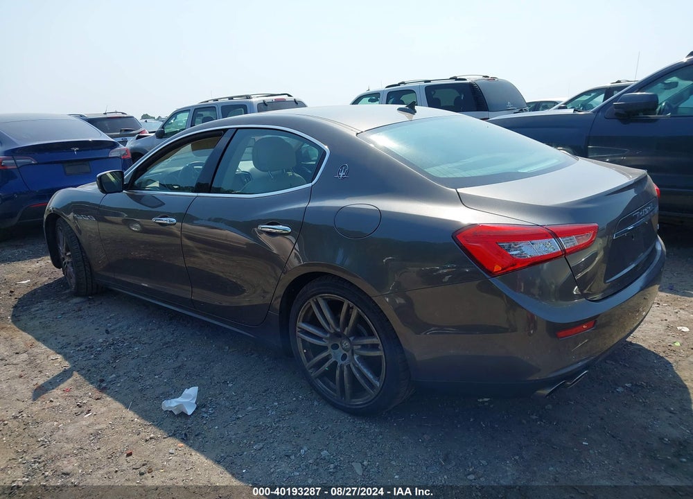 2016 MASERATI GHIBLI VIN: ZAM57XSA5G1181001