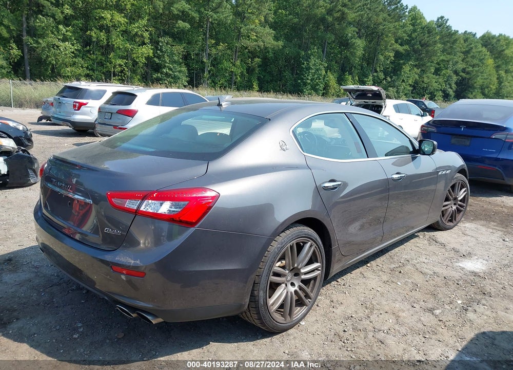 2016 MASERATI GHIBLI VIN: ZAM57XSA5G1181001