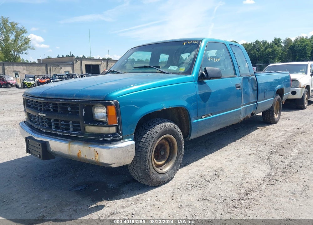 1998 CHEVROLET C1500 FLEETSIDE VIN: 1GCEC19M2WE207512
