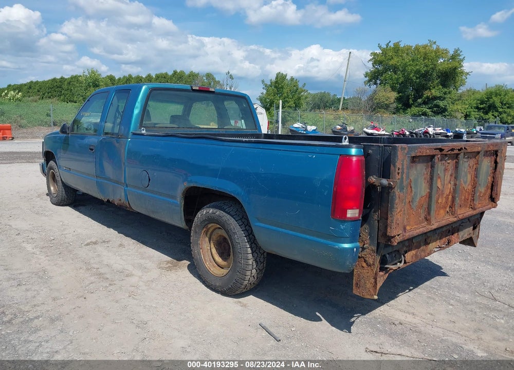 1998 CHEVROLET C1500 FLEETSIDE VIN: 1GCEC19M2WE207512