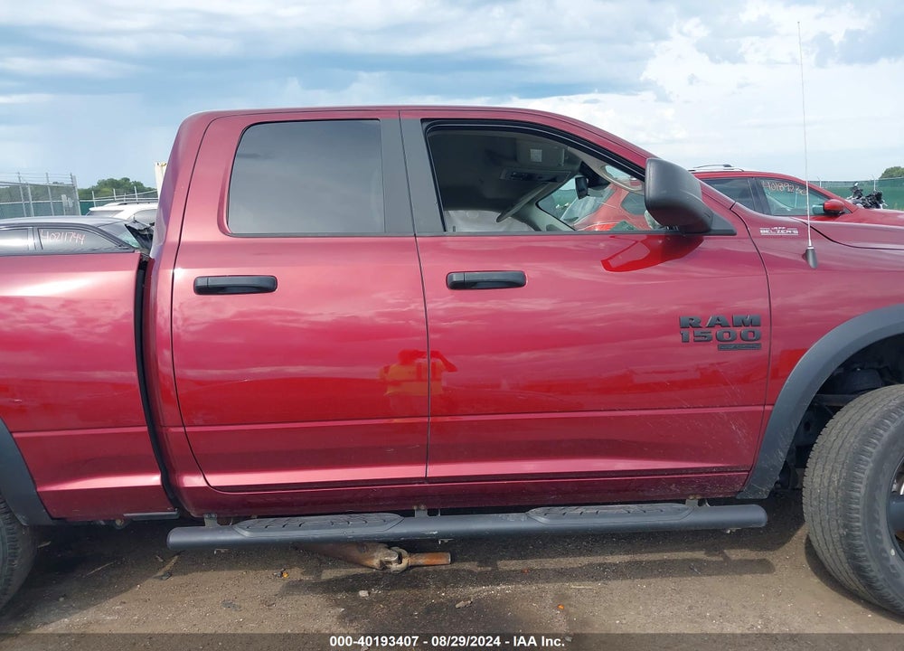 2020 RAM 1500 CLASSIC WARLOCK QUAD CAB 4X4 6'4 BOX VIN: 1C6RR7GG6LS131135