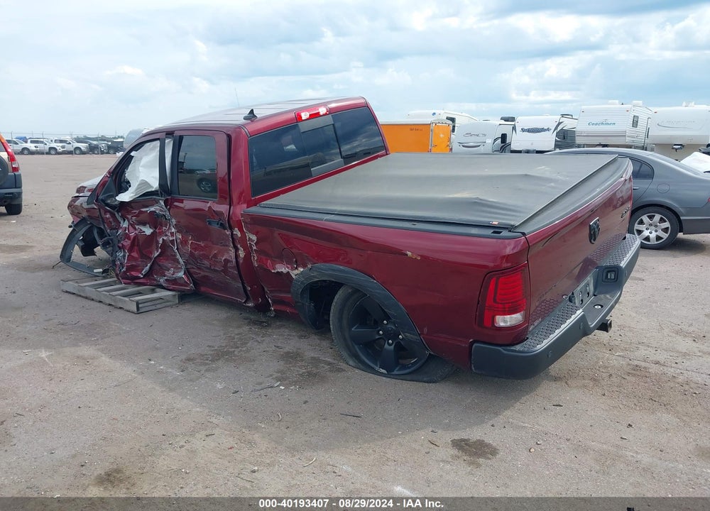 2020 RAM 1500 CLASSIC WARLOCK QUAD CAB 4X4 6'4 BOX VIN: 1C6RR7GG6LS131135