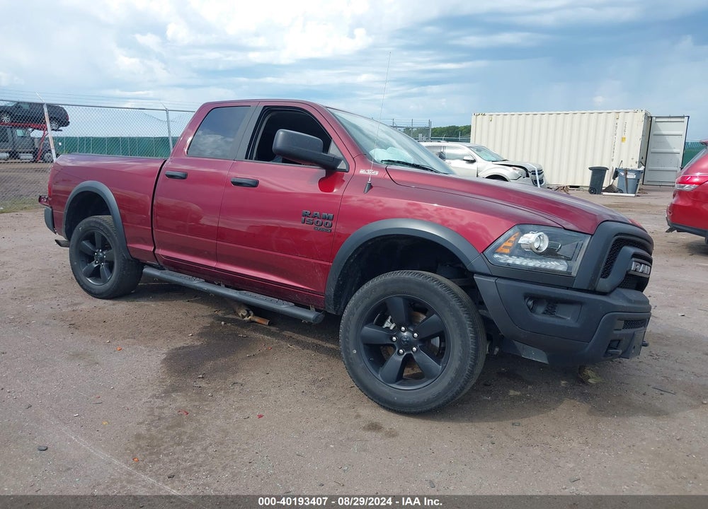 2020 RAM 1500 CLASSIC WARLOCK QUAD CAB 4X4 6'4 BOX VIN: 1C6RR7GG6LS131135