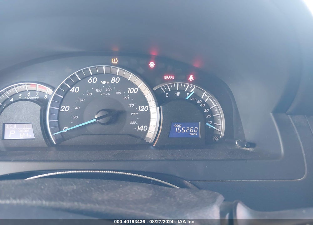 2012 TOYOTA CAMRY VIN: 4T1BF1FKXCU026734
