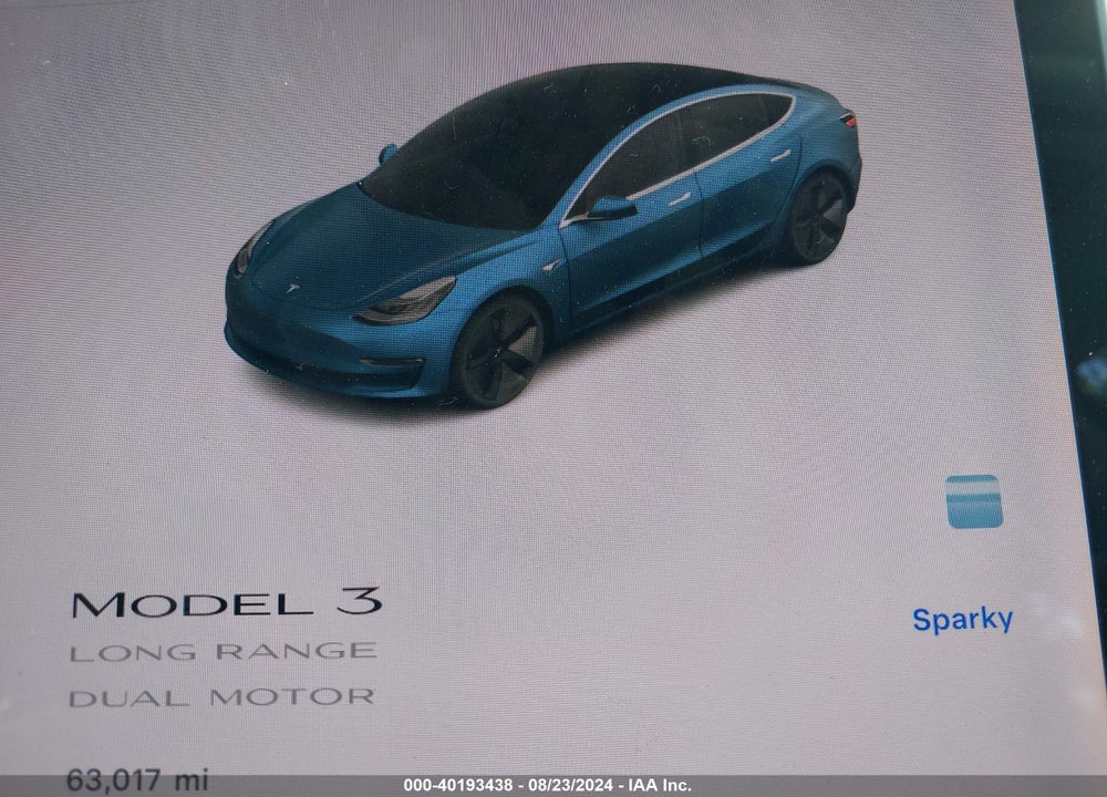 2018 TESLA MODEL 3 LONG RANGE/PERFORMANCE VIN: 5YJ3E1EB9JF094753
