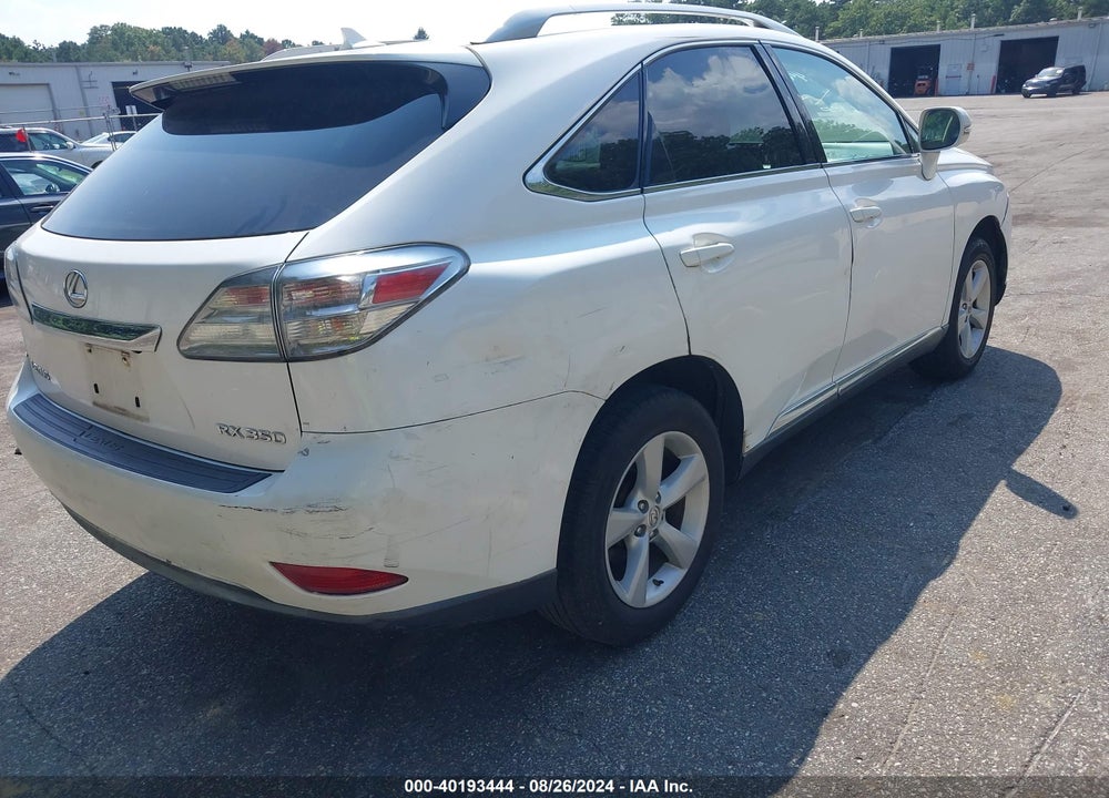 2010 LEXUS RX 350 VIN: 2T2BK1BAXAC017115