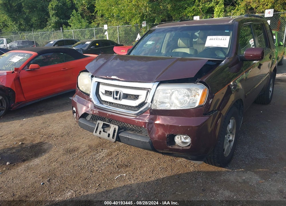 2009 HONDA PILOT EX-L VIN: 5FNYF48549B038693