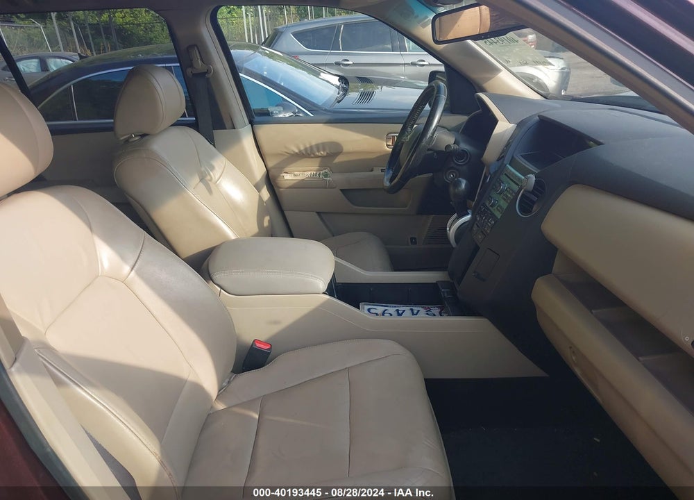 2009 HONDA PILOT EX-L VIN: 5FNYF48549B038693