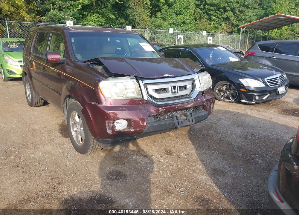 2009 HONDA PILOT EX-L VIN: 5FNYF48549B038693