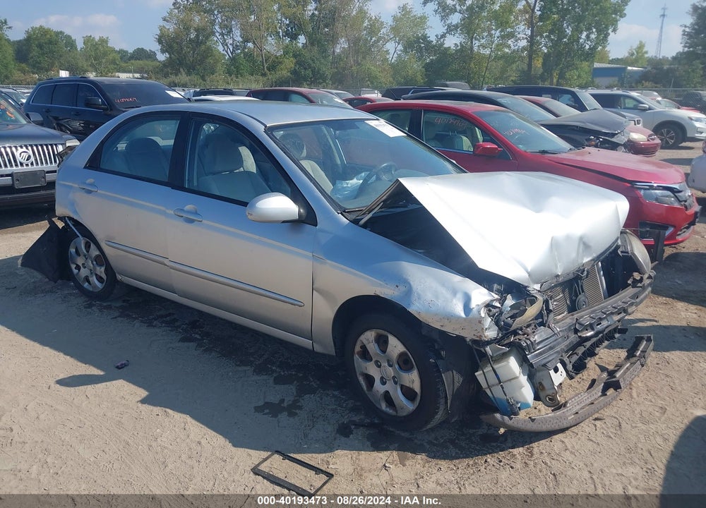 2009 KIA SPECTRA EX VIN: KNAFE222795652259