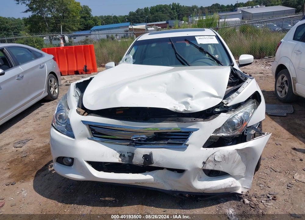 2012 INFINITI G25 JOURNEY VIN: JN1DV6AP6CM810525