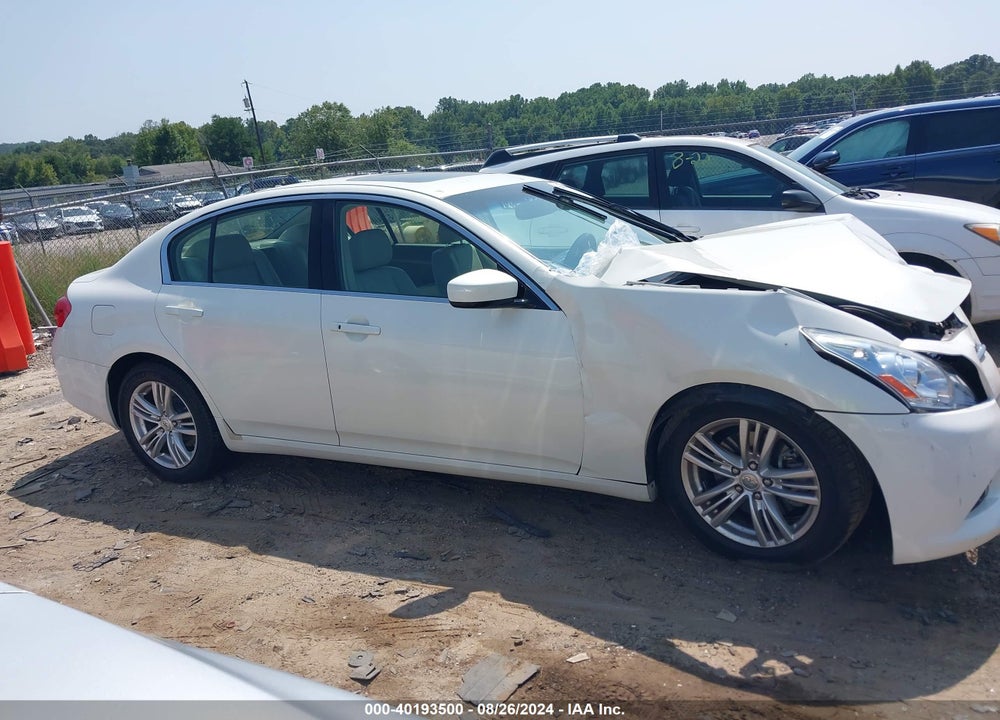 2012 INFINITI G25 JOURNEY VIN: JN1DV6AP6CM810525