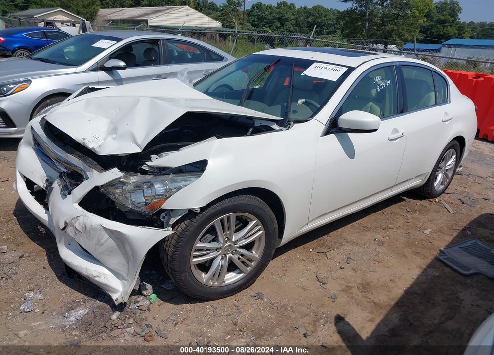 2012 INFINITI G25 JOURNEY VIN: JN1DV6AP6CM810525