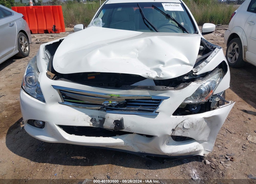 2012 INFINITI G25 JOURNEY VIN: JN1DV6AP6CM810525