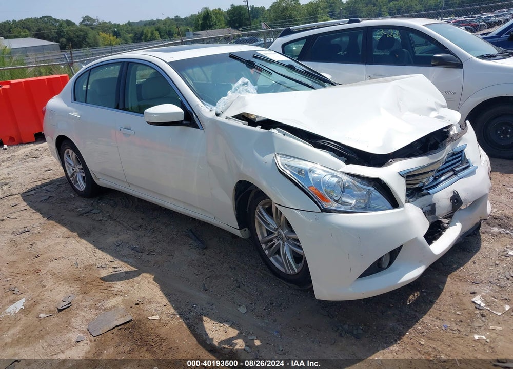 2012 INFINITI G25 JOURNEY VIN: JN1DV6AP6CM810525