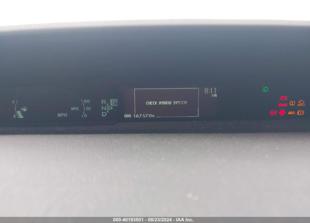 2011 TOYOTA PRIUS TWO VIN: JTDKN3DU6B0274590
