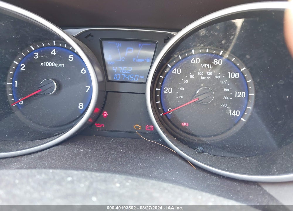 2013 HYUNDAI TUCSON GLS VIN: KM8JU3AC1DU550255