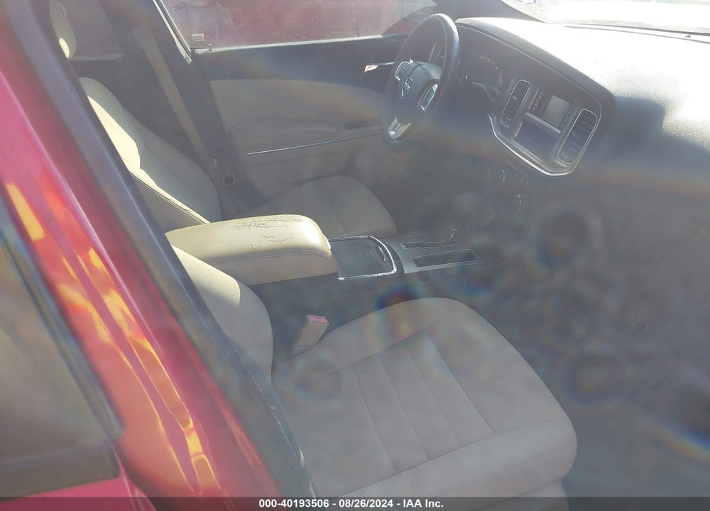 2012 DODGE CHARGER SE VIN: 2C3CDXBG7CH217943