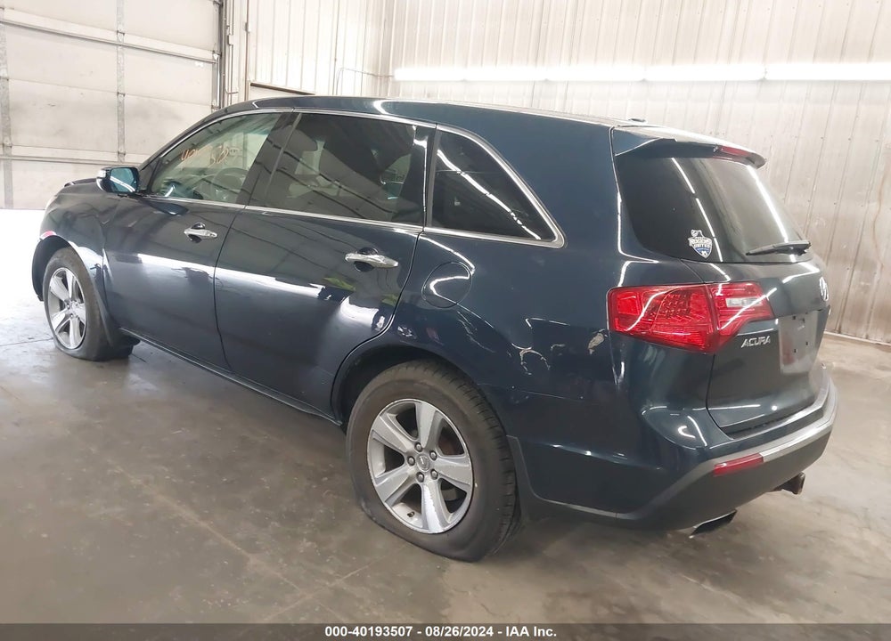 2011 ACURA MDX TECHNOLOGY PACKAGE VIN: 2HNYD2H63BH525719