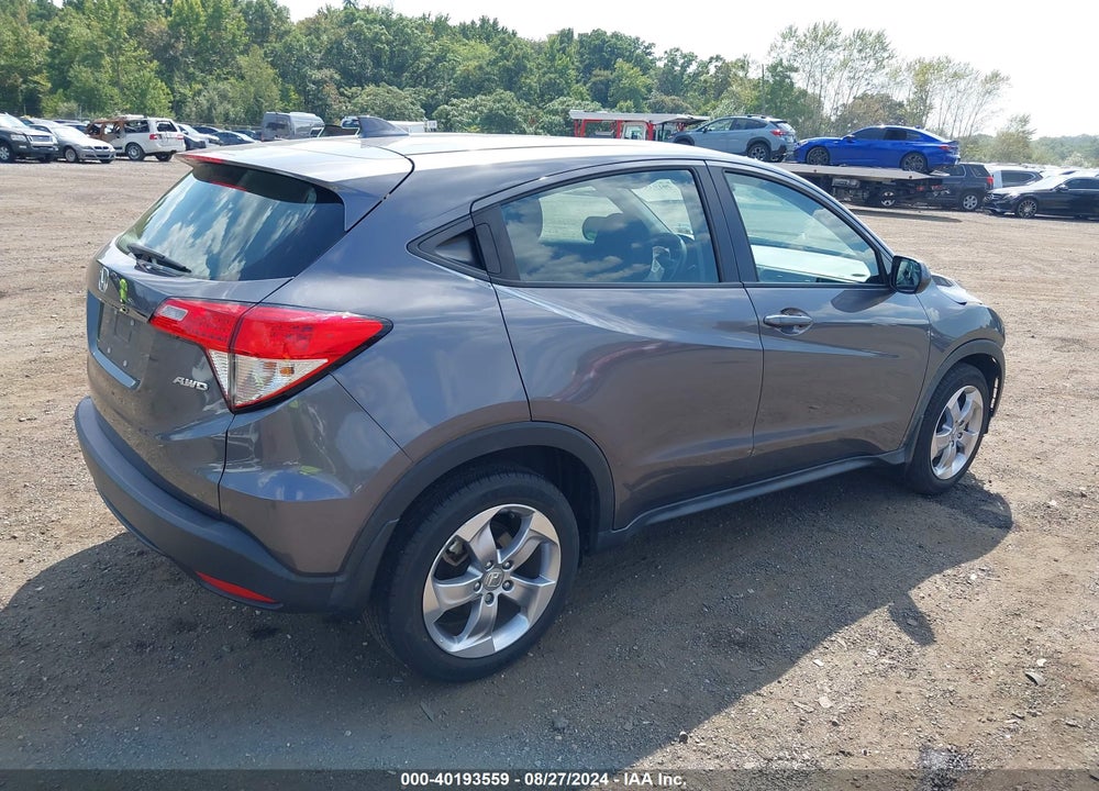 2021 HONDA HR-V AWD LX VIN: 3CZRU6H37MM726786