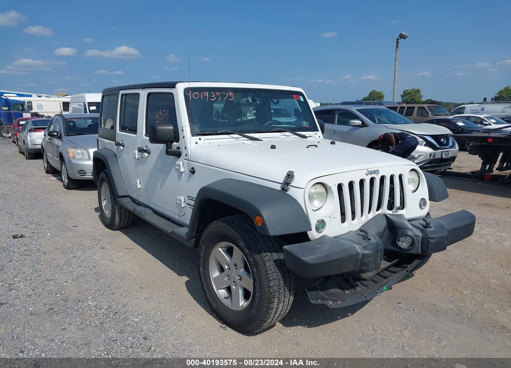 2014 JEEP WRANGLER UNLIMITED SPORT VIN: 1C4BJWDG5EL263428
