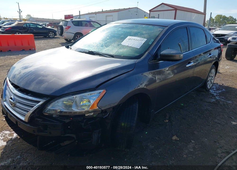 2014 NISSAN SENTRA S VIN: 3N1AB7AP0EY290419